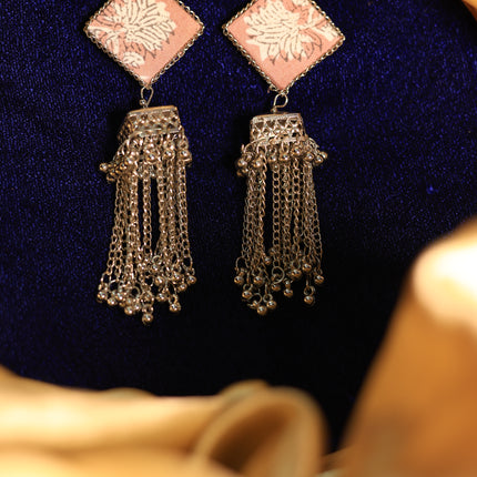 Fabric earring 62