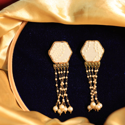 Fabric earring 63