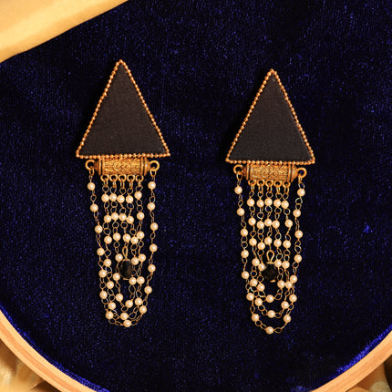 Fabric earring 65