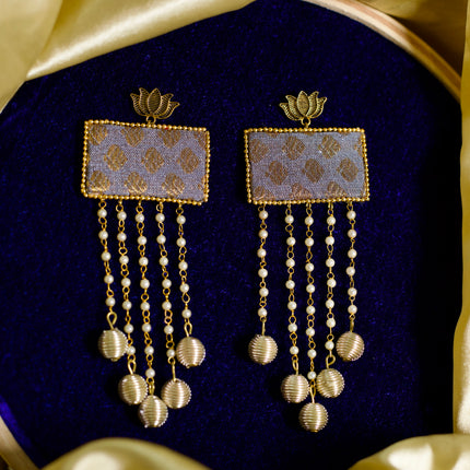 Fabric earring 66