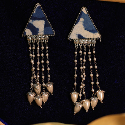 Fabric earring 70