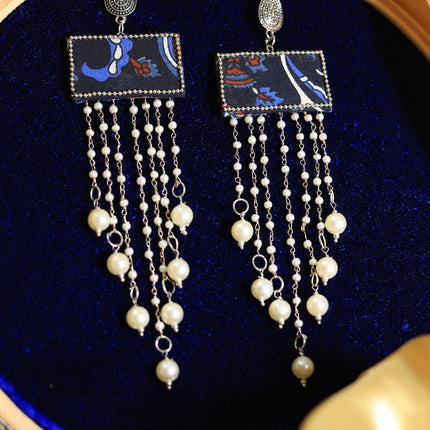 Fabric earring 71