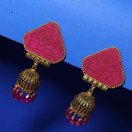 Fabric earring 73