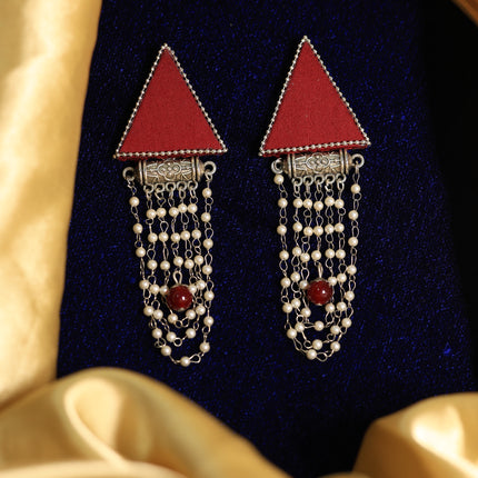 Fabric earring 74