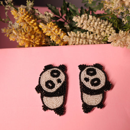 Panda Earrings