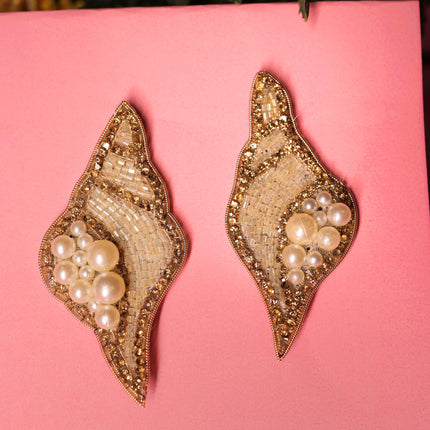 Shankh Earrings