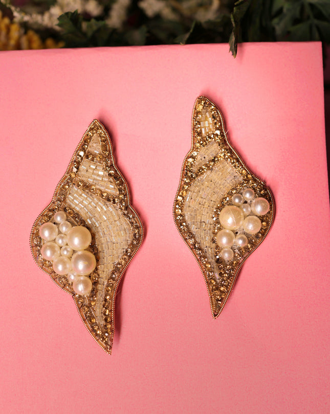 Shankh Earrings
