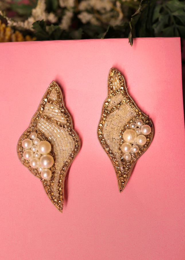 Shankh Earrings